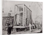 Royal Engineers making the crate used to transport Raphael Cartoons from Hampton Court by Charles Thurston Thompson