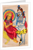Annapuna seated, giving rice to Shiva by Unknown