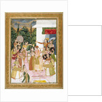 A prince holding a holi festival with his ladies. Mughal, India, 1750 by Unknown