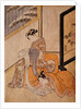 Courtesan and her Lover Reading a Letter, a Parody on an Incident in the Chushingura by Suzuki Harunobu