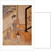 Courtesan and her Lover Reading a Letter, a Parody on an Incident in the Chushingura by Suzuki Harunobu