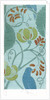 Blue bird with scrolling foliage and flowers by C.F.A. Voysey