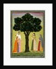 A young princess and her companions. India, 18th century by Unknown