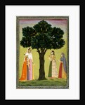 A young princess and her companions. India, 18th century by Unknown