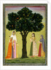 A young princess and her companions. India, 18th century by Unknown