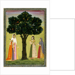 A young princess and her companions. India, 18th century by Unknown