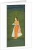 A lady with a wine flask and cup. India, 18th century by Unknown