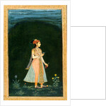 A lady with a wine flask and cup by Unknown