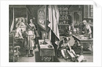 The Apothecary, engraved by Theodoor Galle, after Jan van der Straet by Theodoor Galle