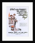 What ever happens the children will have their Christmas toys by Anonymous