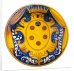 Dish depicting the coat of arms of House of Medici. Caffaggio, Italy, late 16th century by Unknown