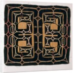 Embroidered textile by Anonymous