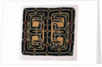 Embroidered textile by Anonymous