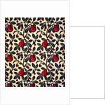 Pears and Cherries furnishing fabric by Bruce James Talbert