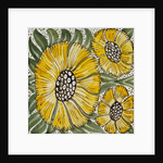 Yellow flowers by William Frend De Morgan