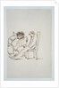 William Morris reading poetry to Burne-Jones by Edward Coley Burne-Jones