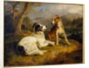 The Two Dogs by Edwin Henry LandseerRA) (Sir