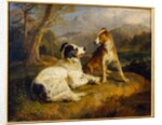 The Two Dogs by Edwin Henry LandseerRA) (Sir