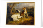 The Two Dogs by Edwin Henry LandseerRA) (Sir