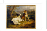 The Two Dogs by Edwin Henry LandseerRA) (Sir