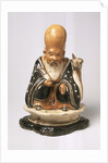 Figure of Shah Xing with a Deer by Unknown