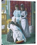 Queen Victoria, Prince Edward, Princess Mary and Princess Alexandra by Unknown