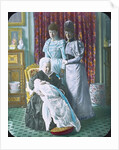 Queen Victoria, Prince Edward, Princess Mary and Princess Alexandra by Unknown