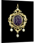 Pendant cameo of Medusa with the Gatacre Jewel by Unknown