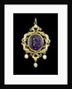 Pendant cameo of Medusa with the Gatacre Jewel by Unknown