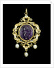 Pendant cameo of Medusa with the Gatacre Jewel by Unknown