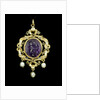 Pendant cameo of Medusa with the Gatacre Jewel by Unknown