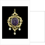 Pendant cameo of Medusa with the Gatacre Jewel by Unknown