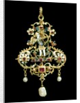 Pendant with Cupid drawing an arrow by Unknown