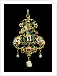 Pendant with Cupid drawing an arrow by Unknown