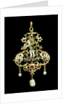 Pendant with Cupid drawing an arrow by Unknown