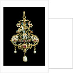 Pendant with Cupid drawing an arrow by Unknown