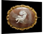 Brooch cameo depicting Ariel by Unknown