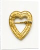 Heart-shaped brooch by Unknown
