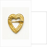 Heart-shaped brooch by Unknown