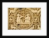 Casket carved with views of musicians & drinkers, detail by Anonymous