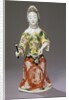 Figure of a woman in European Court dress by Unknown