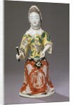 Figure of a woman in European Court dress by Unknown