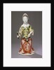 Figure of a woman in European Court dress by Unknown