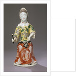 Figure of a woman in European Court dress by Unknown