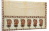 Bed hanging, detail by Anonymous