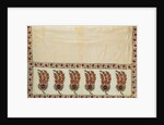 Bed hanging, detail by Anonymous
