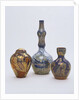 Bottle and vases by William De Morgan