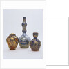 Bottle and vases by William De Morgan