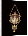 Pendant with a miniature portrait of Princess Charlotte by Charlotte Jones