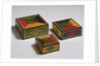 Group of three square boxes by Jin-sun Kim